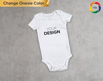 Pink Flat Onesie Etsy