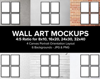 4 5 Ratio Mockup Etsy