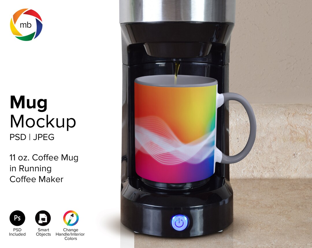 11oz Mug Mockup in Coffee Maker Mug Mockup PSD White Mug Etsy New Zealand
