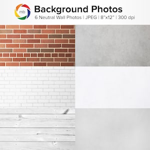 Blank Wall Mockup Bundle - Empty Wall Mockup, Interior Wall Mockup, Wall Art Mockup, Background Texture, Artwork Mockups, Wall Mock Up, Jpeg