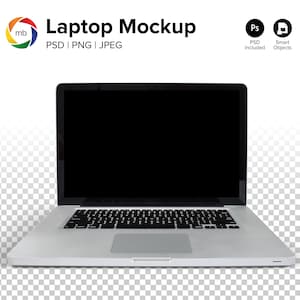 Bärbar datormodell: Webbdesign, Lägg till bakgrund (PSD, PNG, JPG)