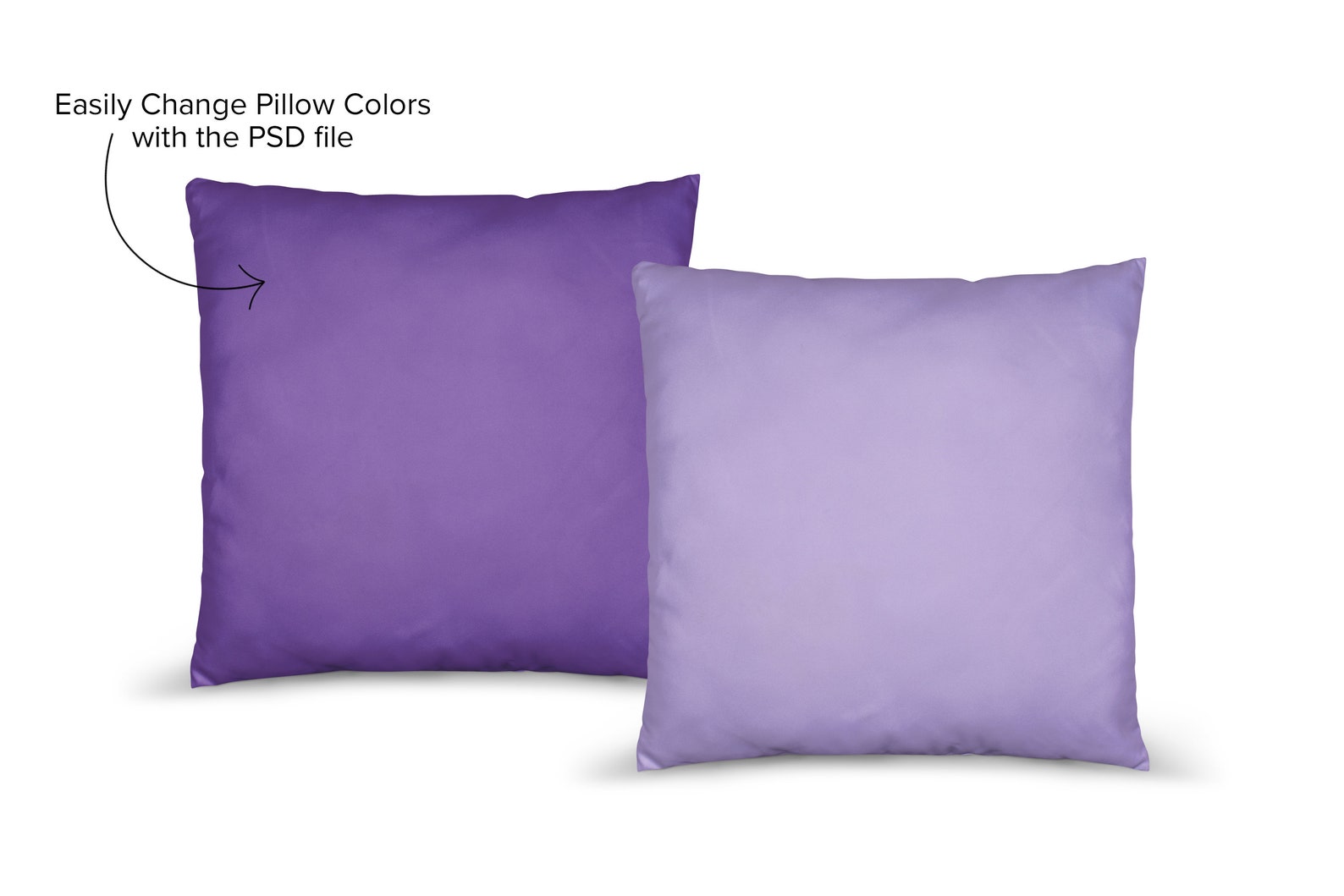 PNG PILLOW MOCKUP Two Pillow Mockup Square Blank Pillow Etsy