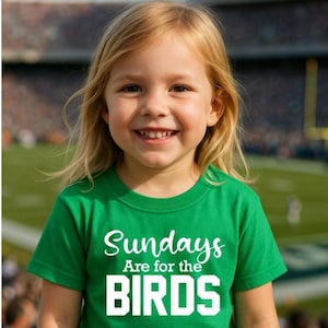 Sundays are for the Birds Toddler T-Shirt: Philadelphia Eagles Game Day