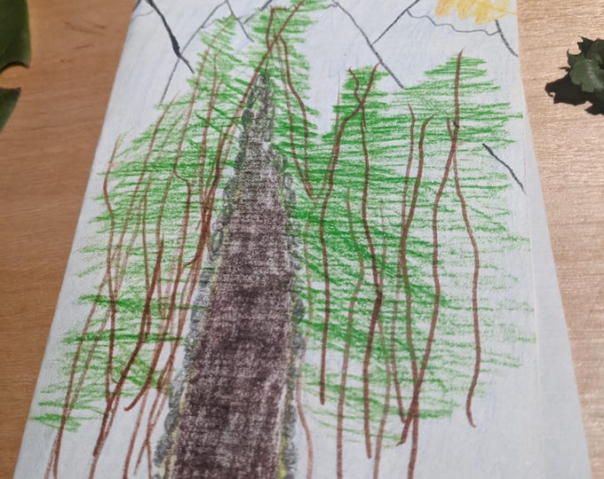 Hand drawn greeting card