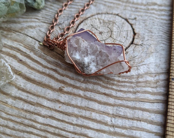 fluorite cluster pendant, raw crystals in matrix pendant, natural crystal cluster pendant, fluorite cube pendant cluster pendant natural