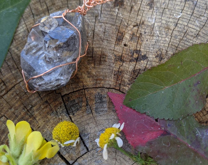 Large enhydro carbon quartz crystal pendant, natural high quality window quartz crystal pendant, bubble quartz, rainbow quartz, natural high