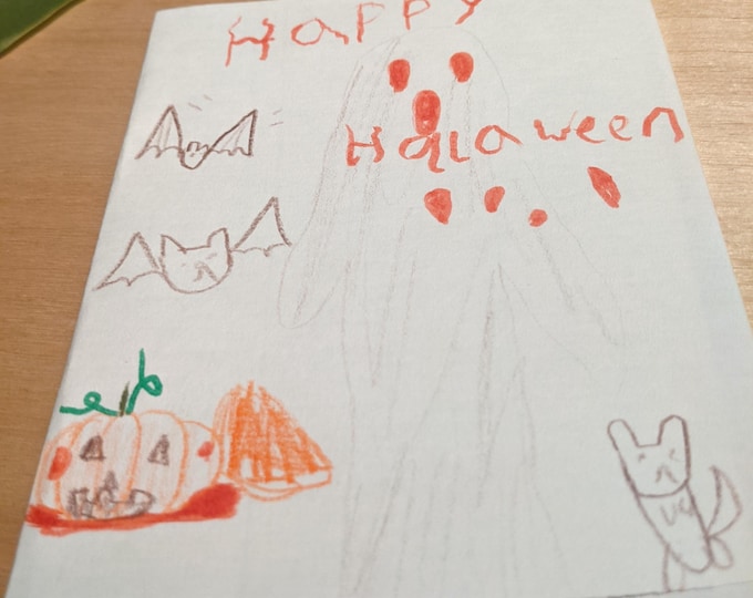 Hand drawn greeting card