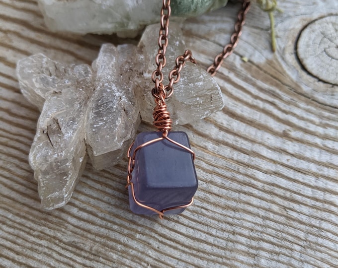 Rainbow fluorite crystal pendant, purple fluorite cube, natural fluorite cube pendant, cube crystal pendant, natural purple fluorite crystal