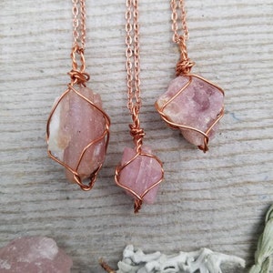 Pink tourmaline crystal pendant, raw pink tourmaline crystal pendant, rough pink tourmaline necklace, pink tourmaline stone,  natural pink