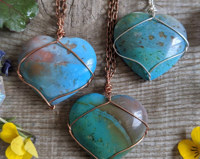 Rainbow plume agate heart pendant, rainbow crystal pendant, plume agate pendant, copper rainbow pendant,  silver rainbow pendant, hearts