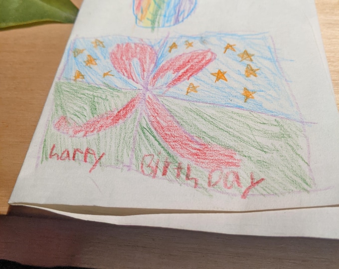 Hand drawn greeting card