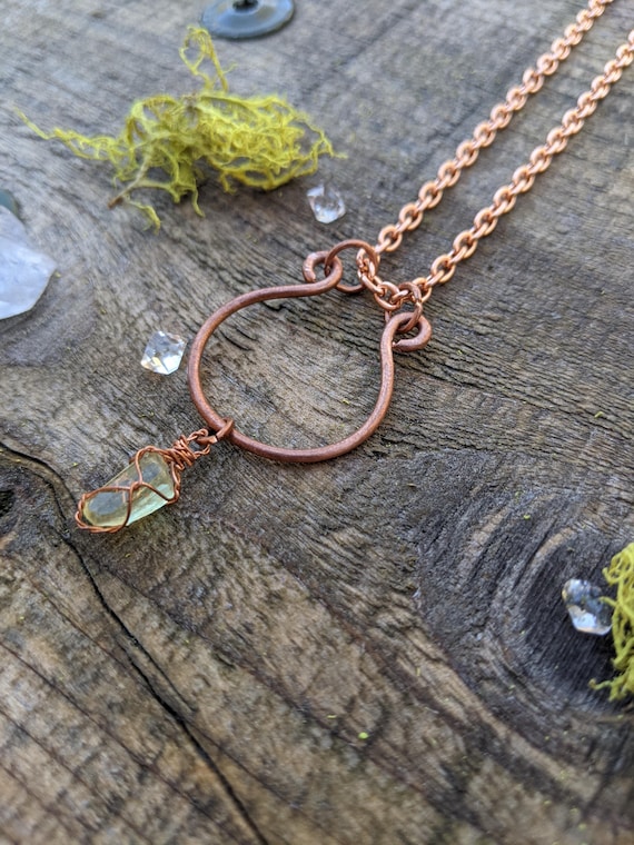 Brain Teaser Ring Holder Necklace, Custom Crystal Ring Holder