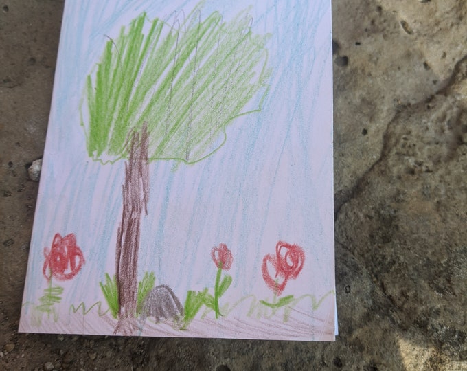 Hand drawn greeting card