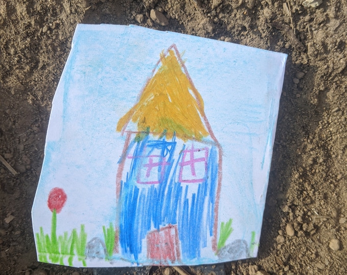 Hand drawn greeting card