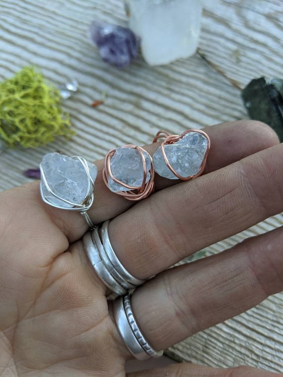 Celestite ring deals