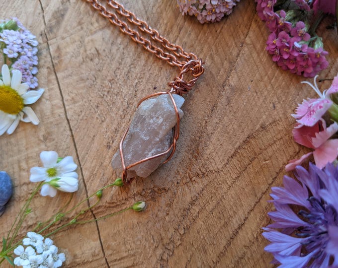 large pink tourmaline crystal pendant, raw rough all natural completely raw crystal pendant, natural rough tourmaline necklace, raw tourmali