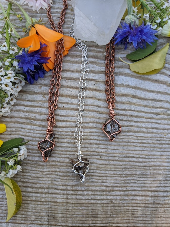 Small meteorite pendant, natural raw rough small meteorite stone, meteorite stone, meteorite necklace, tiny meteorite, science, phenomenon
