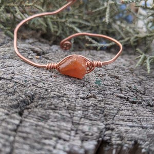 carnelian agate crystal cuff bracelet, natural carnelian quartz crystal cuff, carnelian agate crystal cuff bracelet, orange carnelian cuff