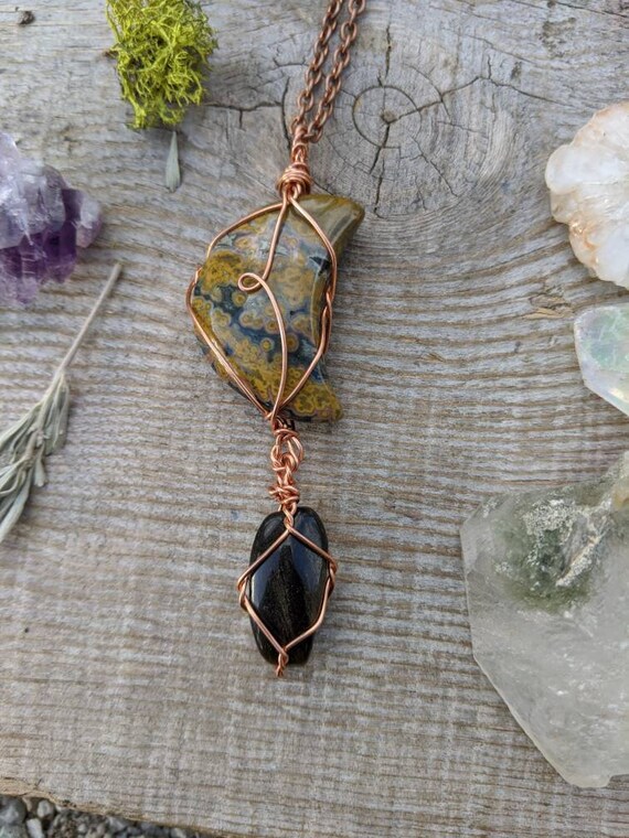 Ocean Jasper Crescent Moons Ocean Jasper Crescent Moons
