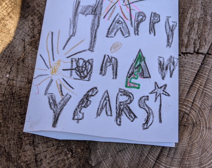 Hand drawn greeting card