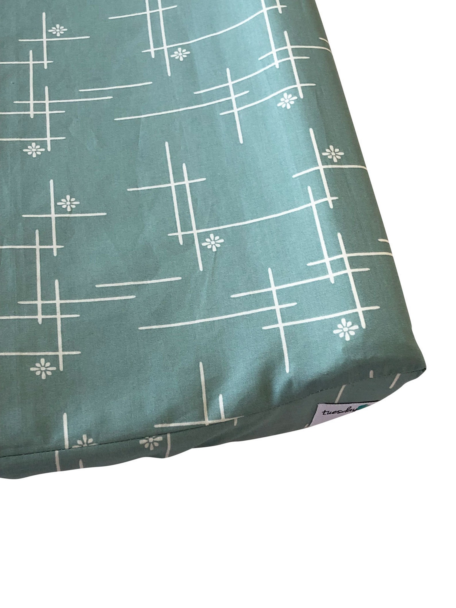 Mineral Green Organic Changing Pad Cover Green Baby Changing Etsy