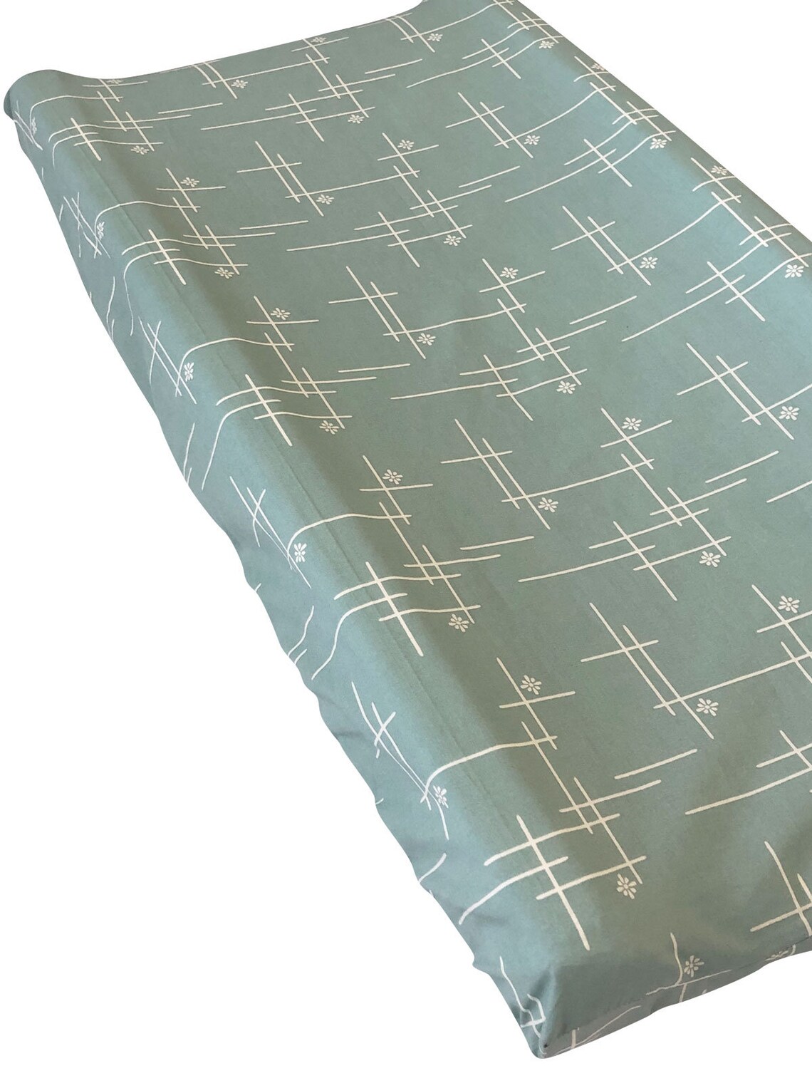 Mineral Green Organic Changing Pad Cover Green Baby Changing Etsy