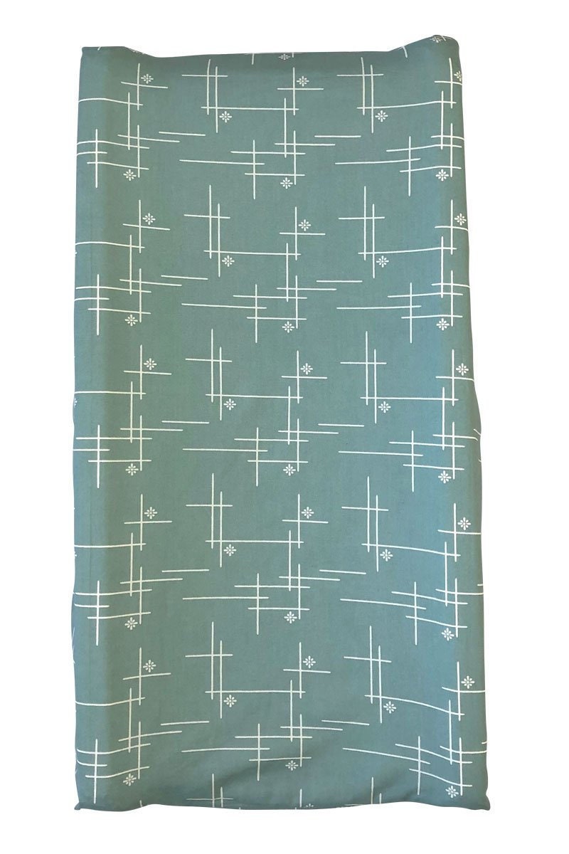 Mineral Green Organic Changing Pad Cover Green Baby Changing Etsy