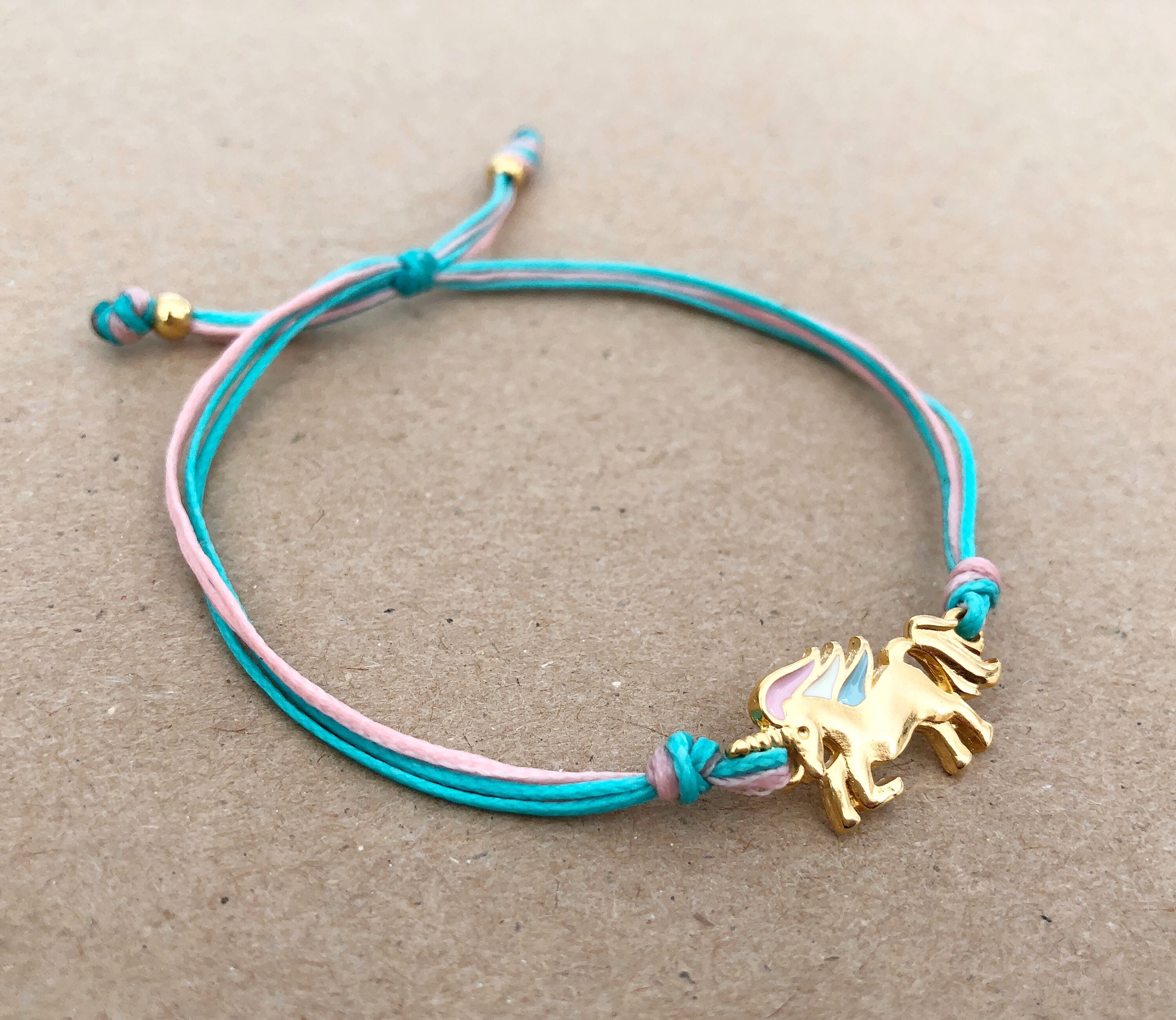 Silver/Gold Plated Unicorn Friendship Bracelet Girls Etsy