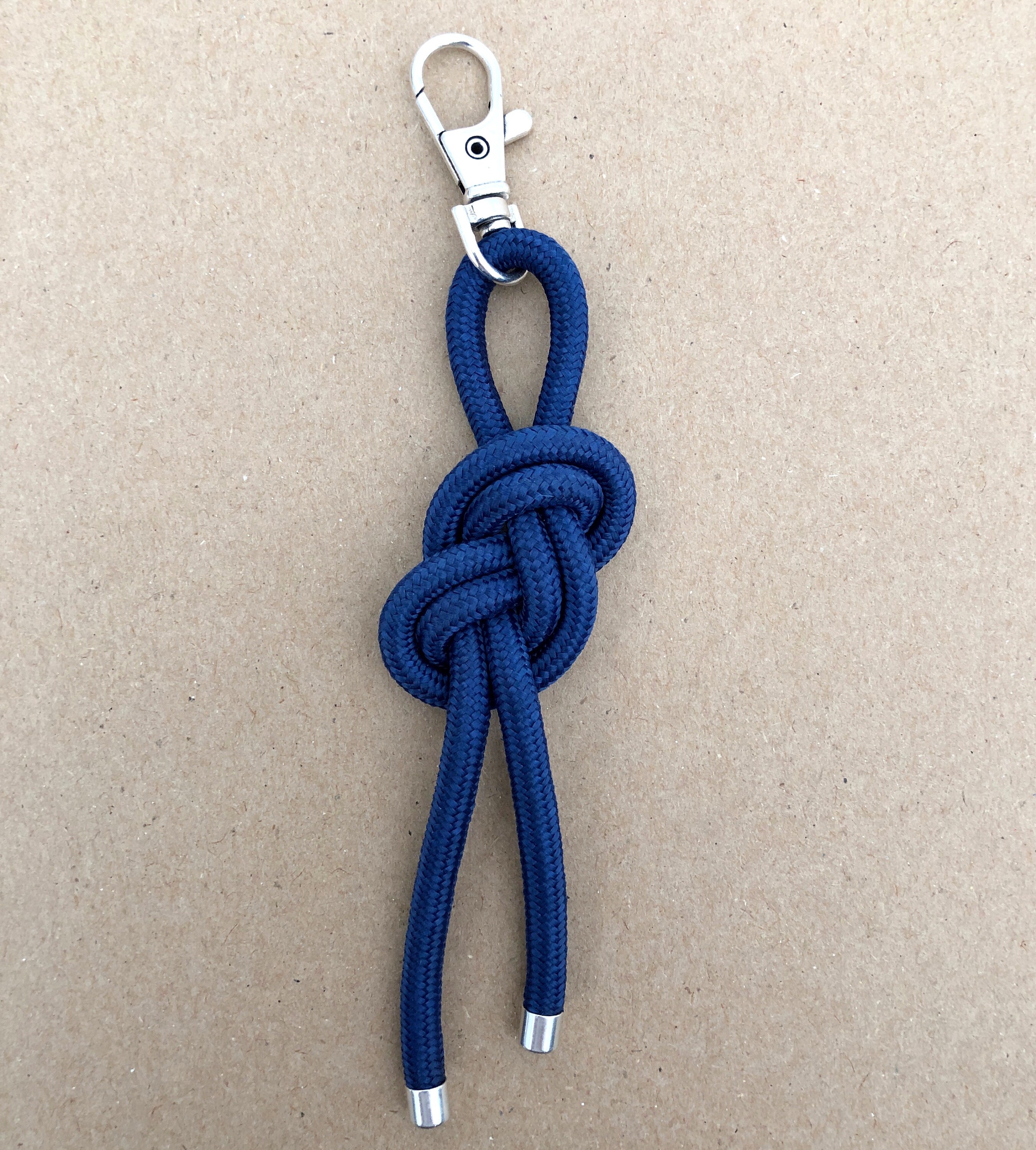 HARBOUR orange nautical rope keyring (HB02) Break Time