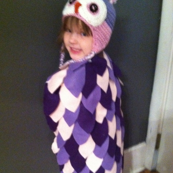 Pink and Purple Owl Costume size 2-4