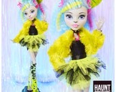 Monster Doll Haunt Couture quot Howl quot high fashion fierce Silvi Timberwold Halloween Punk 80 39 s Goth
