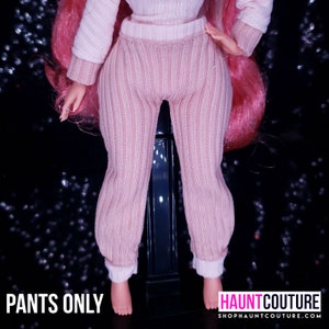 Haunt Couture Doll Clothes: "Comfy Cozy Pajamas Pants" dress high fashion dress clothes | Christmas | Winter |