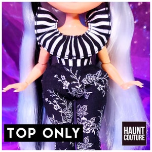 Haunt Couture Doll Clothes: &quot;Psychedelic Top&quot; dress high 60&#39;s fashion dress clothes | Popstar | Disco
