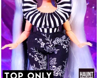 Haunt Couture Doll Clothes: "Psychedelic Top" dress high 60's fashion dress clothes | Popstar | Disco