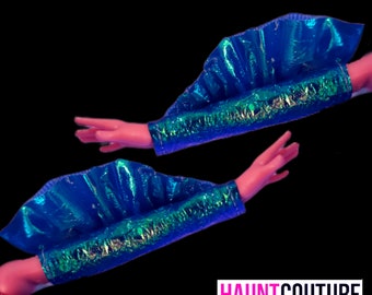 Haunt Couture Doll Clothes: "Sea Gala Gloves" dress high fashion dress clothes | Colors | Glam