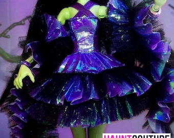 Haunt Couture Doll Clothes: "Western Skies" dress high fashion dress clothes | Colors | Monster HALLOWEEN