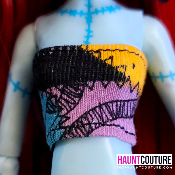 Haunt Couture Doll Clothes: "Rag Doll Top" dress high fashion dress clothes | Colors | Nightmare