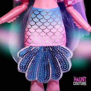 Haunt Couture Puppenkleidung : Kleid ,,Sea Breeze Rock', Haute Couture, Trachtenkleid | Farben | Monster