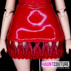 Haunt Couture Doll Clothes: "Fire Sign Skirt" dress high fashion dress clothes | Colors | Glam