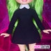 Haunt Couture Doll Clothes: 'Wednesday' dress high fashion rainbow dress clothes | HALLOWEEN | HORROR