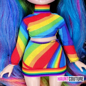 Haunt Couture Doll Clothes: "Pride" dress high fashion dress clothes | Colors | Summer