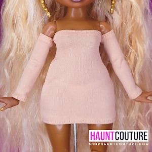Haunt Couture Doll Clothes: "Sand Bodycon Mini" dress high fashion dress clothes | Colors | Glam