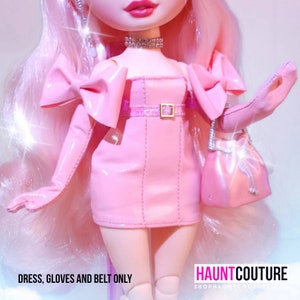 Haunt Couture Doll Clothes: "Bubblegum Pop" dress high fashion dress clothes | Colors | Glam