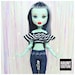 Monster Doll Haunt Couture 2017 'Parallel Lines Top' high fashion doll clothes boho