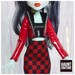 Monster Doll Haunt Couture 2017 'Red Biker Jacket' high fashion doll clothes