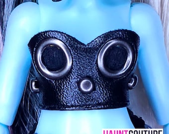 Haunt Couture Puppenkleidung: „Plugged In Top“-Kleid High-Fashion-Kleidung | Farben | Monster