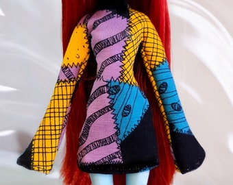 Haunt Couture Doll Clothes: "Rag Doll Dress" dress high fashion dress clothes | Colors | Nightmare