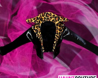 Haunt Couture Doll Clothes: "Claw Control Biker" dress high fashion dress clothes | Colors | Monster