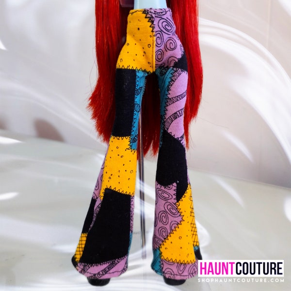 Haunt Couture Doll Clothes: "Rag Doll Pants" dress high fashion dress clothes | Colors | Nightmare
