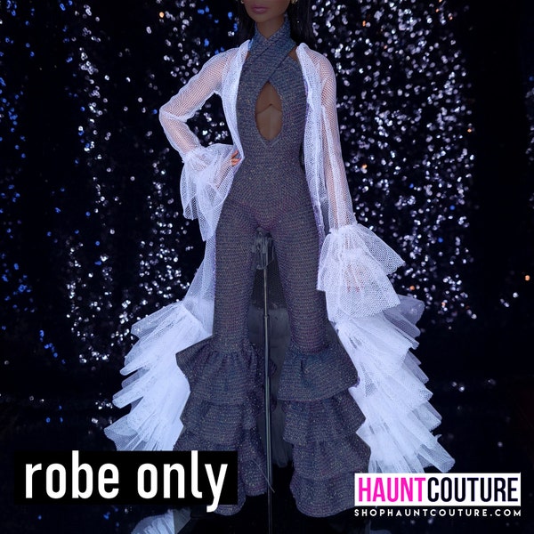 Haunt Couture Doll Clothes: "Like the Flower Coat" dress high fashion dress clothes | NU.FACE | Chic | Angelic